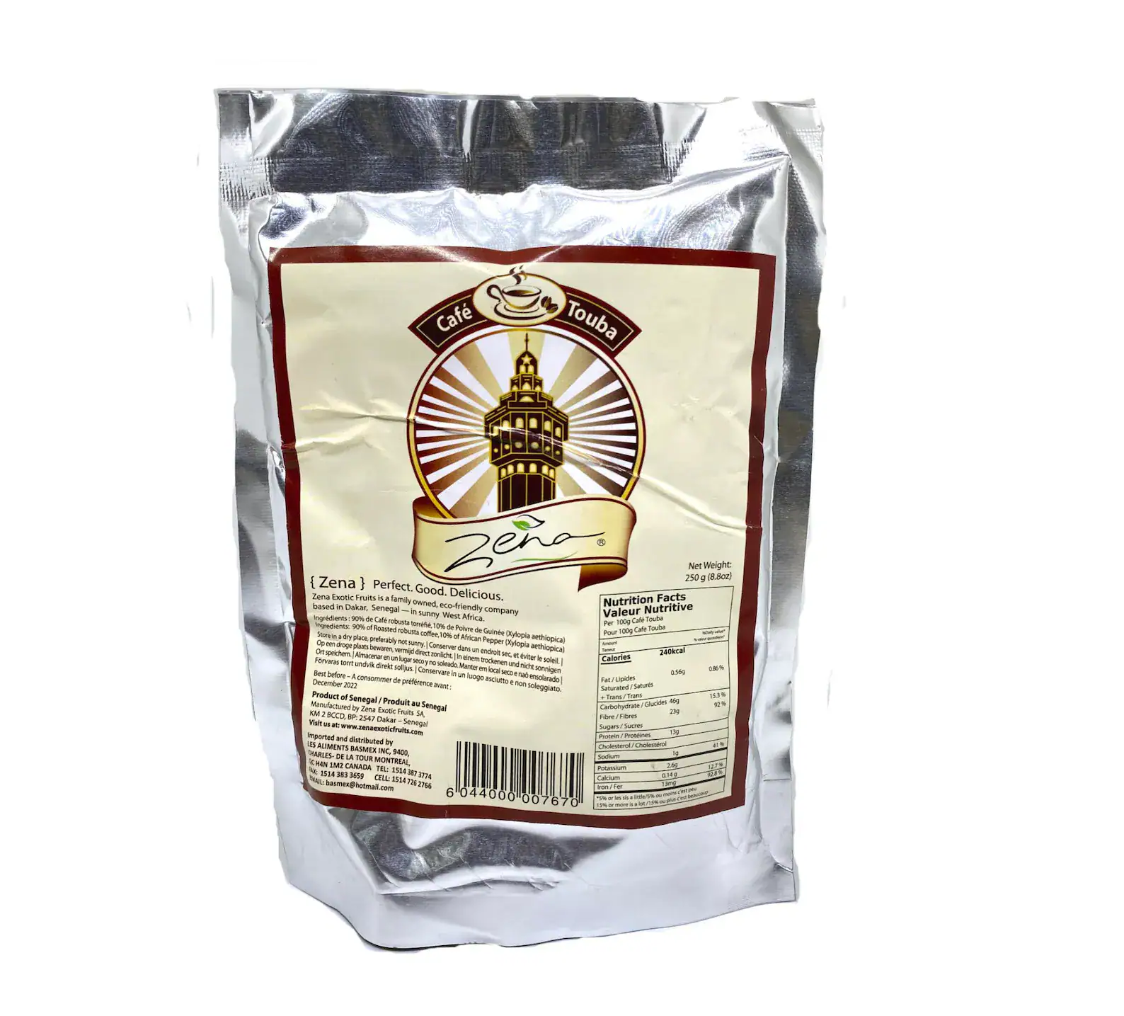 Asiatischer Kaffee Touba 250g im Beutel, asiatische Lebensmittel Online-Shop.