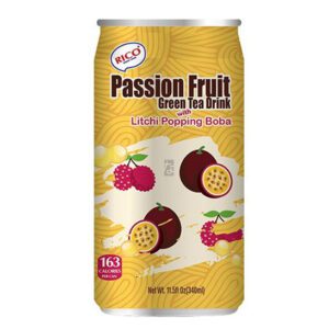 Asiatischer Lebensmittel-Getränk mit Passionsfrucht und Litschi, 340ml.