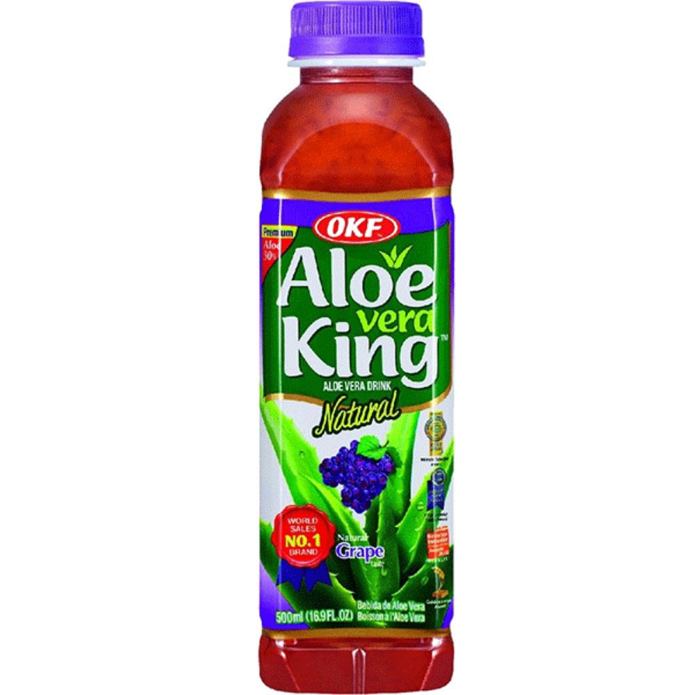 Asiatischer Aloe Vera Drink, 500ml, natürliche Inhaltsstoffe, asiatische Lebensmittel Online-Shop.