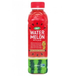 OKF Aloe Vera Wassermelone 500 ml, asiatisches Getränk, Wasser, Melone, Aloe Vera, erfrischend.