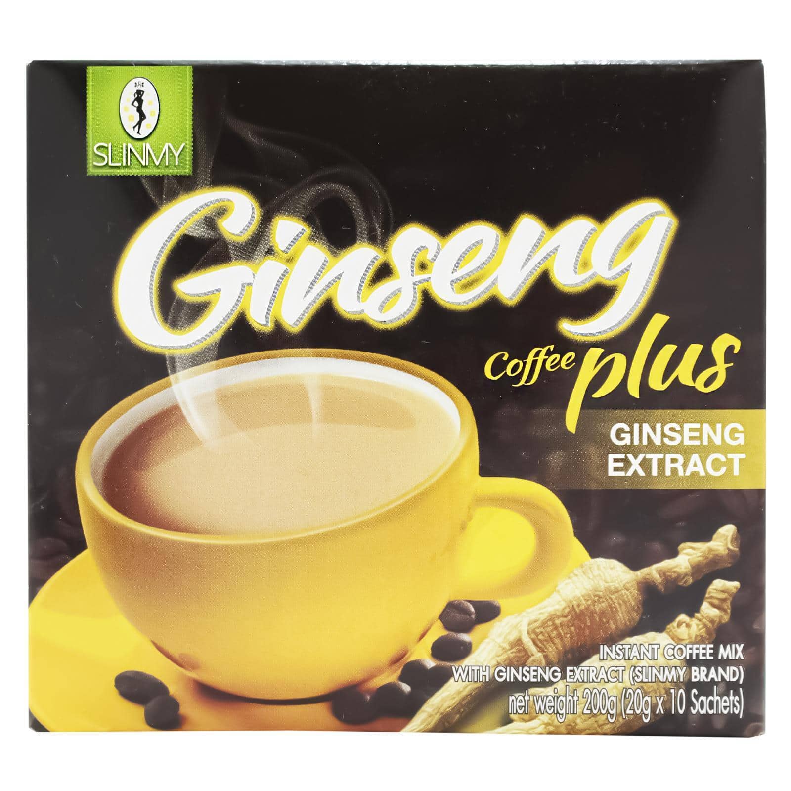 Asiatischer Ginseng-Kaffee im Becher, asiatische Lebensmittel Online-Shop.