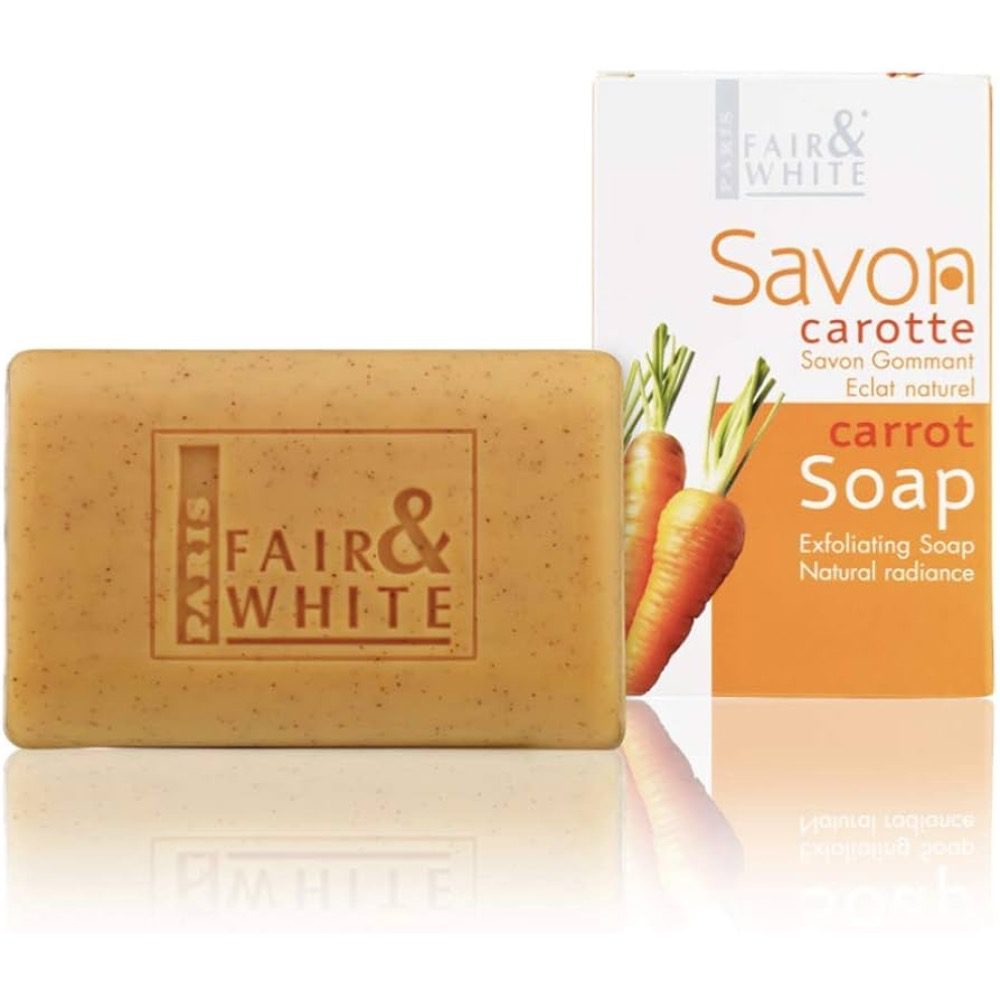 Asiatische Lebensmittel Online-Shop, Karottenseife mit Karottenbild, FAIR& WHITE.
