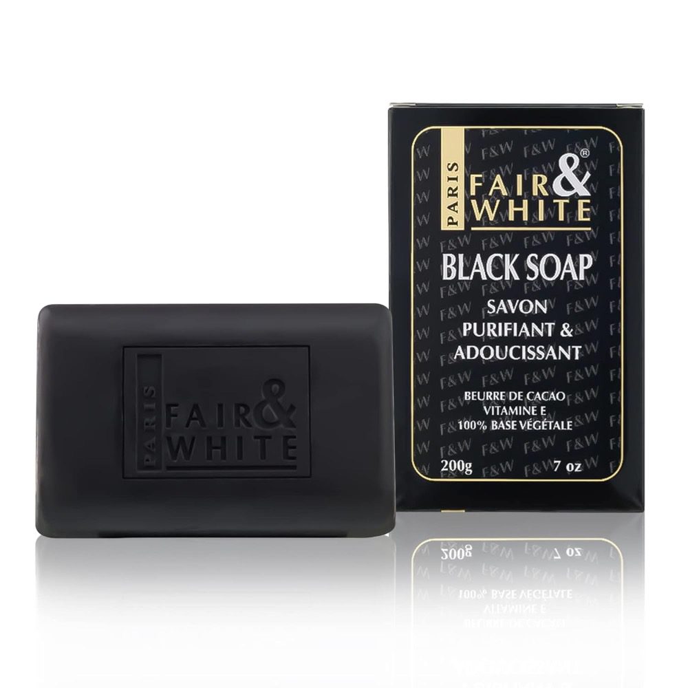 Schwarze Seife von FAIR & WHITE im asiatischen Lebensmittel Online-Shop.