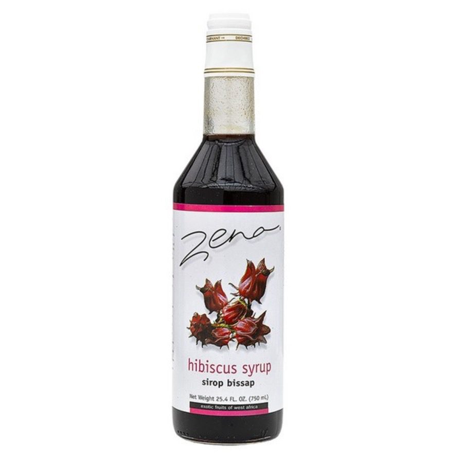 Hibiskussirup in Flasche, asiatischer Lebensmittelladen, 750 ml.