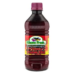 Asiatisches Palmöl in Flasche, ideal für asiatische Gerichte.