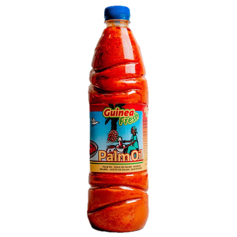 Guinea FRESH Palmöl 1L, asiatisches Lebensmittel, Flasche, Palmöl, asiatischer Online-Shop.