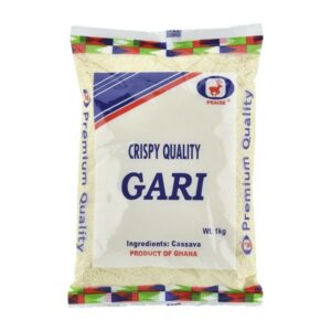 Asiatischer Lebensmittelladen, Gari 1kg, hochwertig, knusprig, aus Ghana.