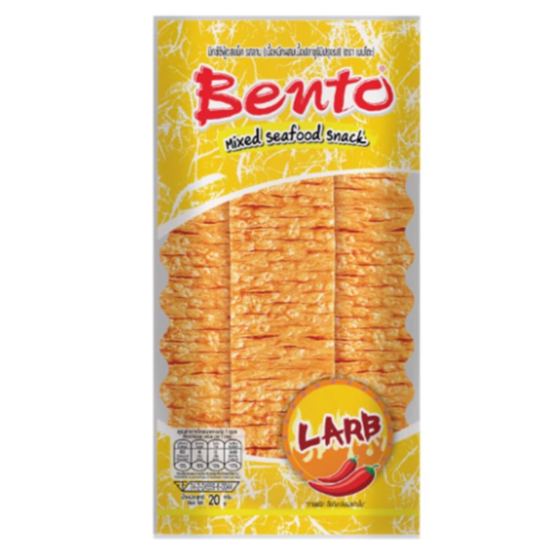 Asiatischer Lebensmittel Online-Shop, BENTO Mixed Seafood Snack, Larb.