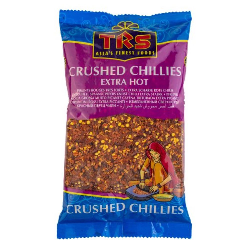 Asiatische Lebensmittel Online-Shop, TRS Crushed Chillis Extra Hot 250g.