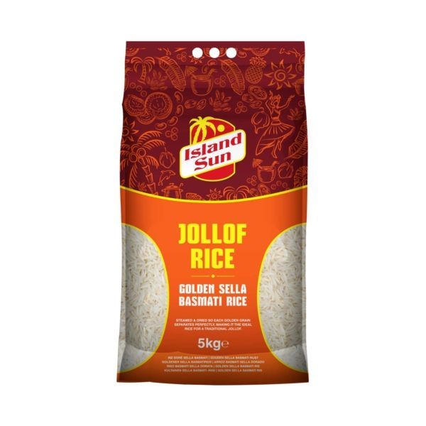 Jollof Reis in 5kg Packung, asiatischer Lebensmittel Online-Shop.