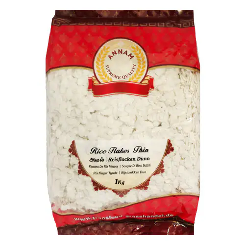 Reisflocken dünn 1kg - Asiatische Lebensmittel Online-Shop.
