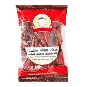 Asiatische Lebensmittel Online-Shop, getrocknete Chilischoten in Packung.