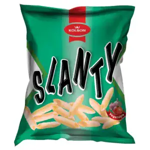 Asiatische Lebensmittel Online-Shop. SLANTY Veg Chips in grüner Verpackung.