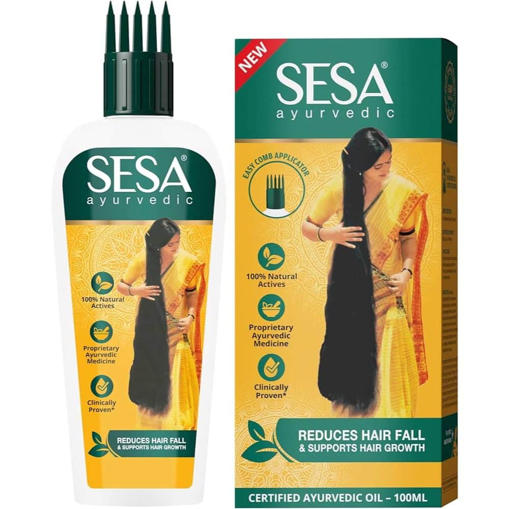 SESA Aryurvedic Haaröl 100ml, asiatisches Haarpflegeprodukt, Haarwachstum, Haarfall.