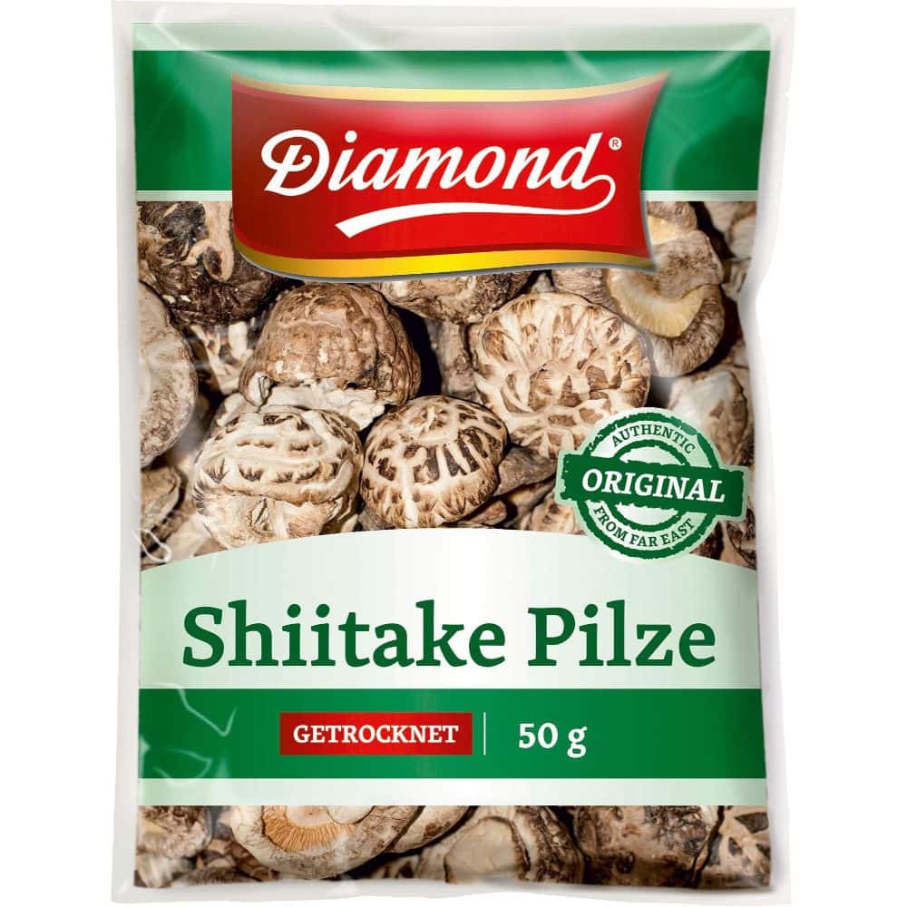 Authentische Shiitake Pilze im asiatischen Lebensmittel Online-Shop.