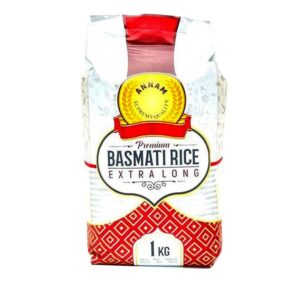 Asiatischer Basmati Reis 1kg, hochwertig, langkörnig, aromatisch, asiatische Lebensmittel.