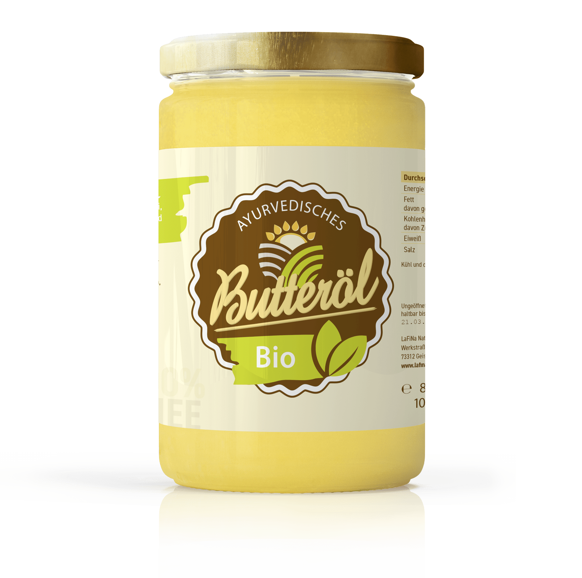 Asiatischer Bio Butteröl, vegan, für Kochen und Hautpflege, asiatische Lebensmittel Online-Shop.