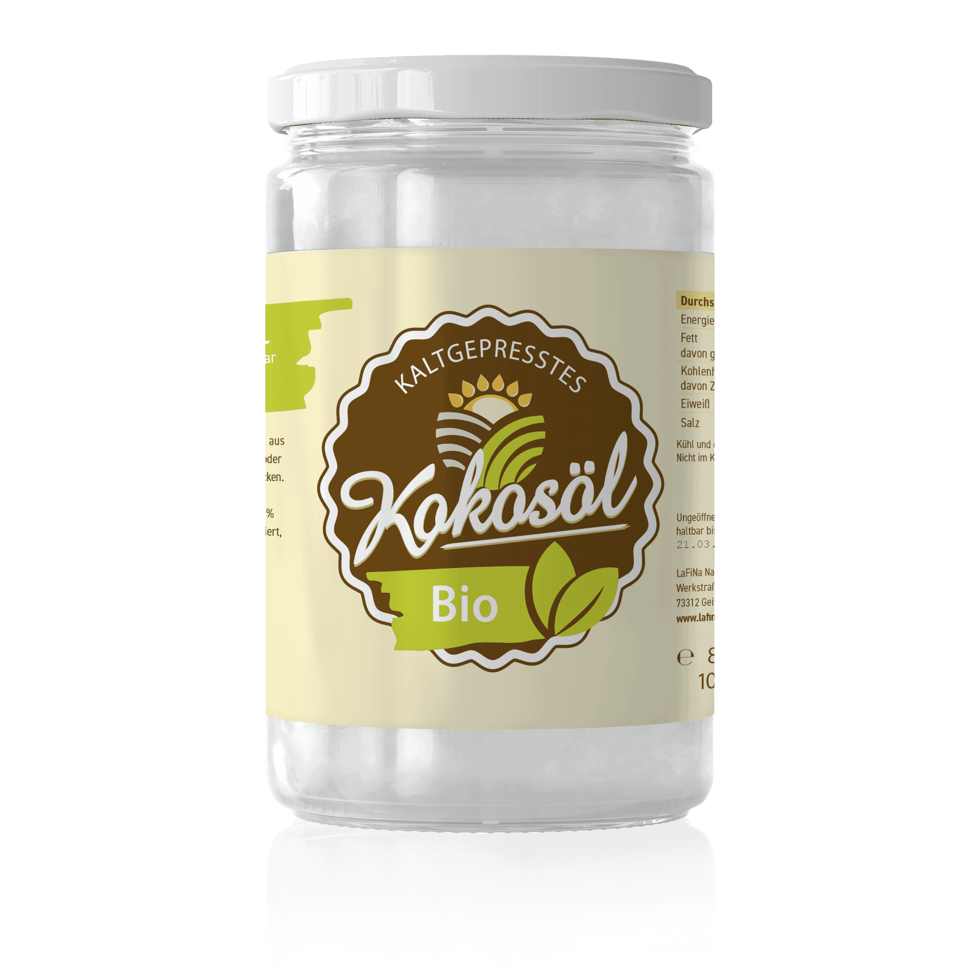 Asiatischer Kokosöl, Bio, 1000ml, asiatische Lebensmittel Online-Shop.