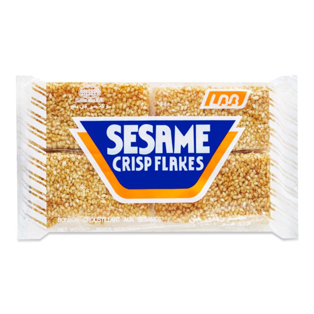 Sesame Crisp Flakes, asiatischer Snack, Sesam, knusprig, asiatischer Lebensmittel Online-Shop.