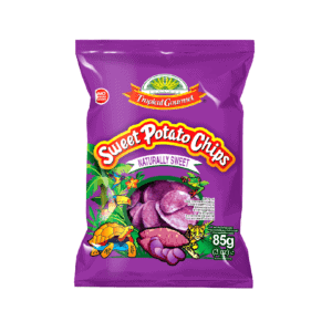 Asiatische Lebensmittel Online-Shop - Süßkartoffel Chips in Verpackung.