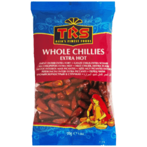 Asiatische Lebensmittel Online-Shop, TRS Ganze Chilis 50g, scharfe Gewürze.