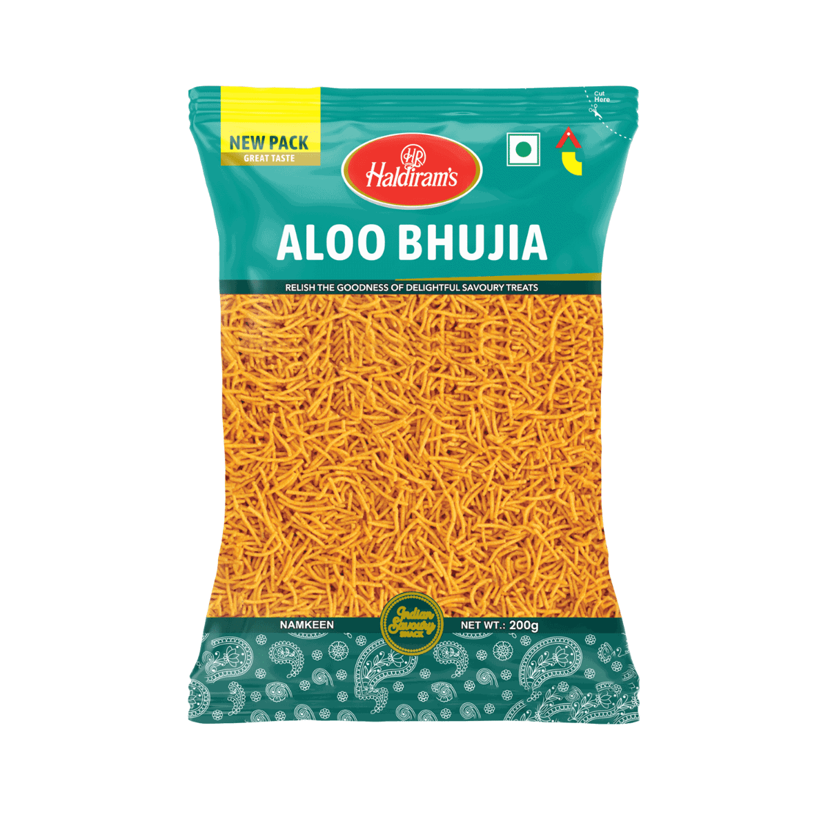 Asiatischer Lebensmittelladen - Aloo Bujia, knusprige indische Snacks 200g.
