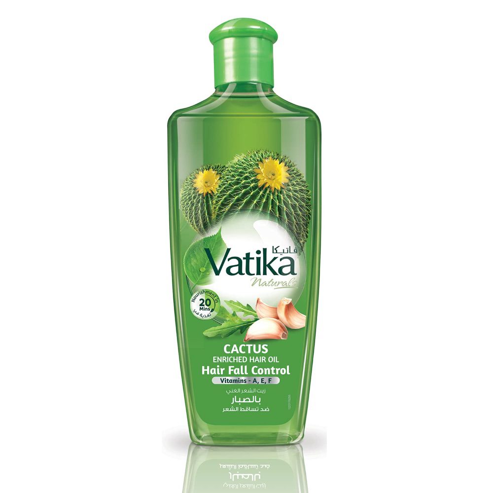 Vatika Cactus Haaröl für volles Haar, 200 ml, natürlich.