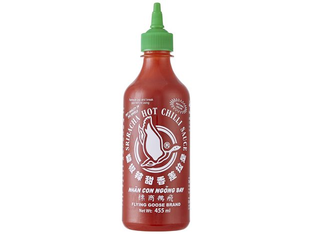 Sriracha Chilisauce 455ml, scharf und würzig, asiatischer Geschmack, online kaufen.
