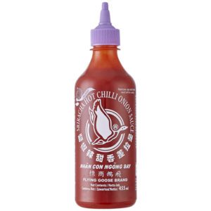 Asiatische Lebensmittel Online-Shop, Hot Chilli Onion Sauce Flasche.