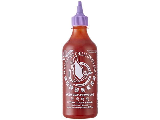 Asiatische Lebensmittel Online-Shop, Hot Chilli Onion Sauce Flasche.