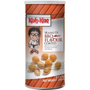 Asiatische Lebensmittel Online-Shop, KOH-KAE BBQ Erdnüsse, 230g, Snack.