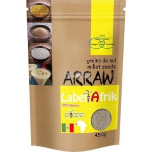 Asiatische Lebensmittel Online-Shop - Arraw 450g, Milletsamen in Packung.
