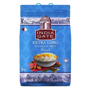 Asiatischer Basmati-Reis, Extra Long, 1kg, India Gate, Online-Shop.