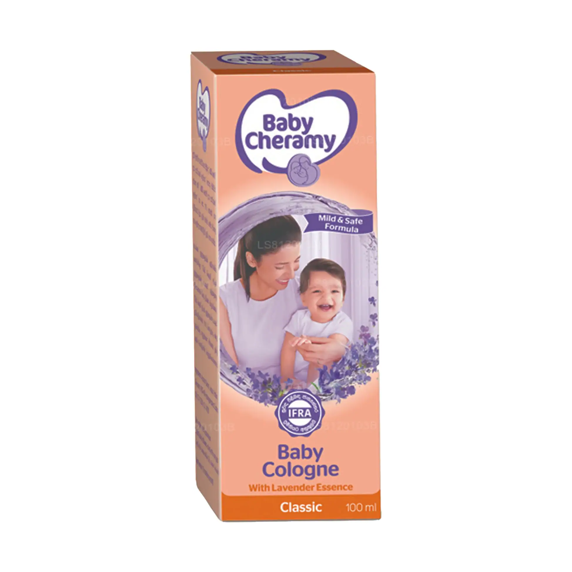 Asiatischer Lebensmittelladen, Baby Cheramy Cologne 200ml, Lavendelduft, 100ml.