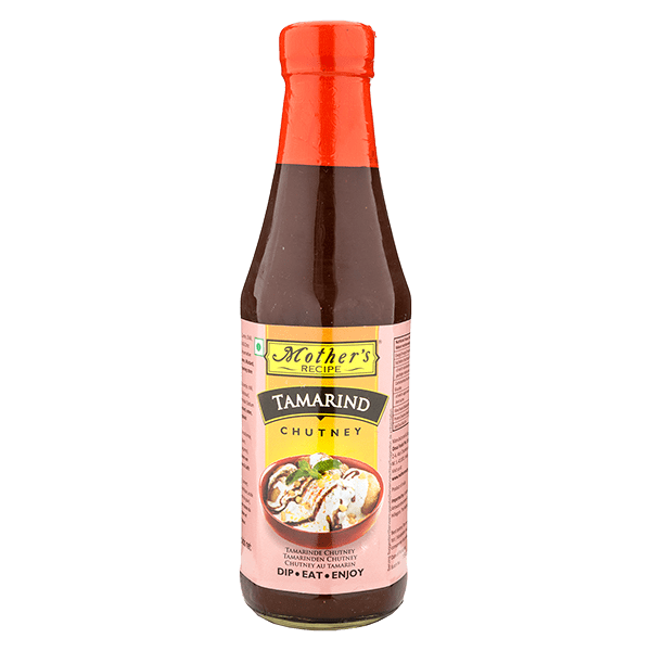 Asiatische Tamarind Chutney Flasche für Rezepte und Kochen.
