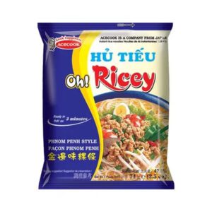 Asiatische Lebensmittel Online-Shop - Ricey Nudeln in Verpackung.