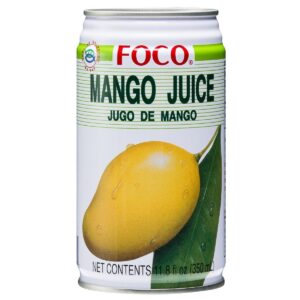 Asiatischer Mango Saft im Dosen-Design, asiatische Lebensmittel Online-Shop.