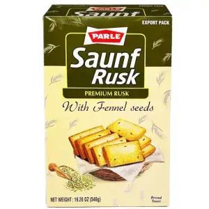 Asiatische Lebensmittel Online-Shop, Saunf Rusk mit Fenchel, 546g, asiatischer Snack.