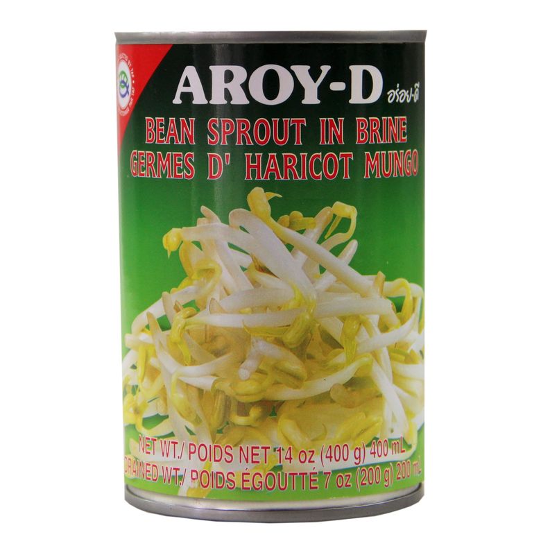 Asiatischer Lebensmittelladen - AROY-D Soja Sprossen 400g.