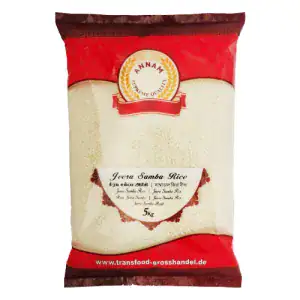 Asiatische Lebensmittel Online-Shop, Annam Jeera Samba-Reis 5 kg.
