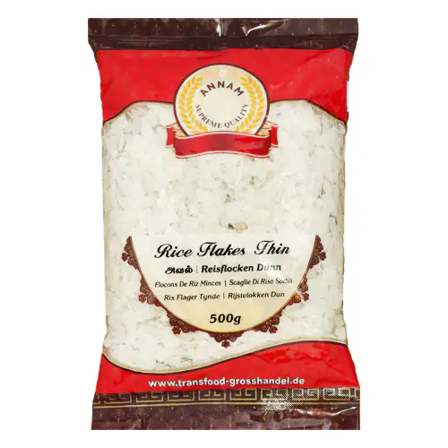 Asiatischer Reisflocken dünn, 500g, asiatische Lebensmittel Online-Shop.
