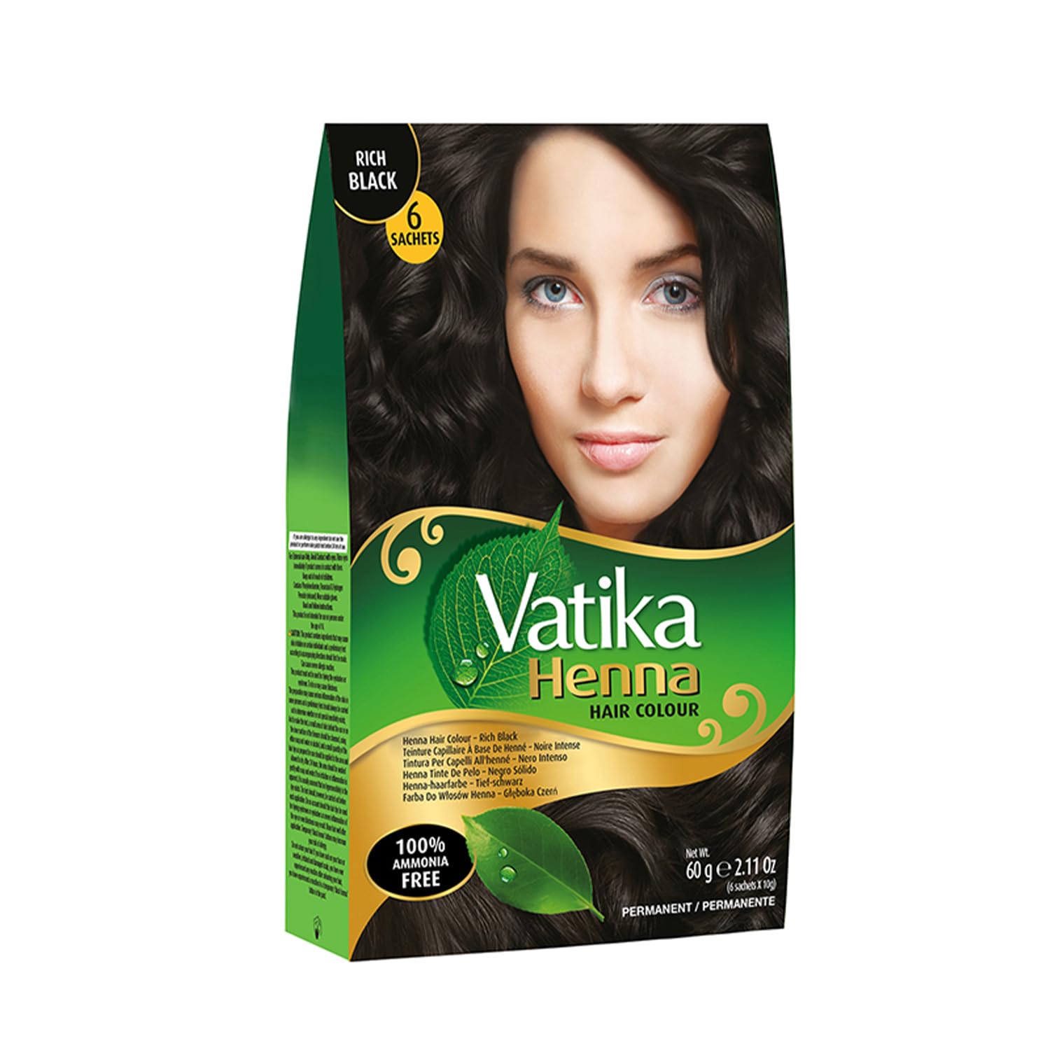 Asiatischer Lebensmittelladen mit Henna-Produkt für Haare.