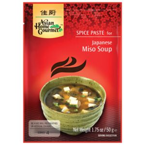 Asiatische Lebensmittel Online-Shop, Miso Suppenpaste in Packung.