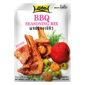LOBO BBQ Gewürzmischung für asiatische Grillgerichte, 35g, asiatischer Lebensmittelladen.