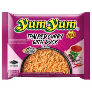 Asiatische Lebensmittel Online-Shop, YUM YUM Thai Curry Nudeln, Duck Flavour, 55g.