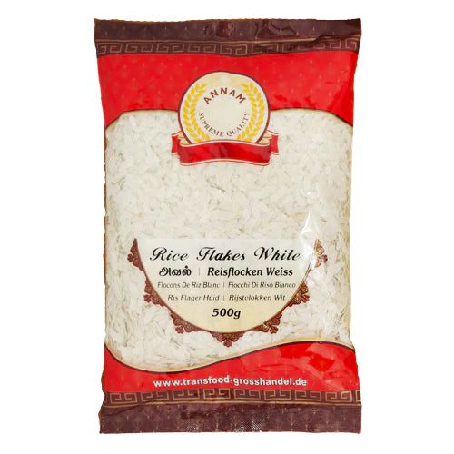 Reisflocken Weiß, asiatische Lebensmittel, 500g, Online-Shop.
