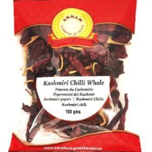 Asiatische Kashmiri Chilli Whole im Online-Shop, scharf und aromatisch.