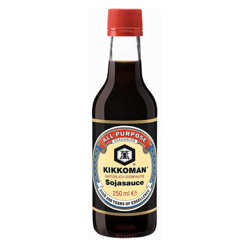 KIKKOMAN Sojasauce 250ml Flasche, asiatische Lebensmittel Online-Shop.