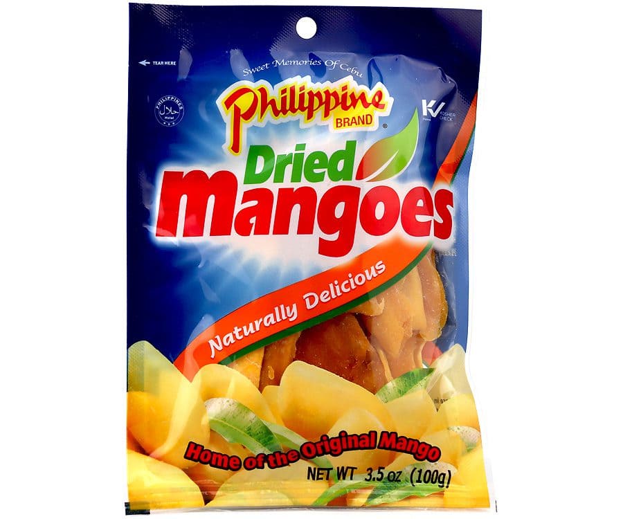 Getrocknete Mango, asiatischer Snack, 100g, online kaufen.