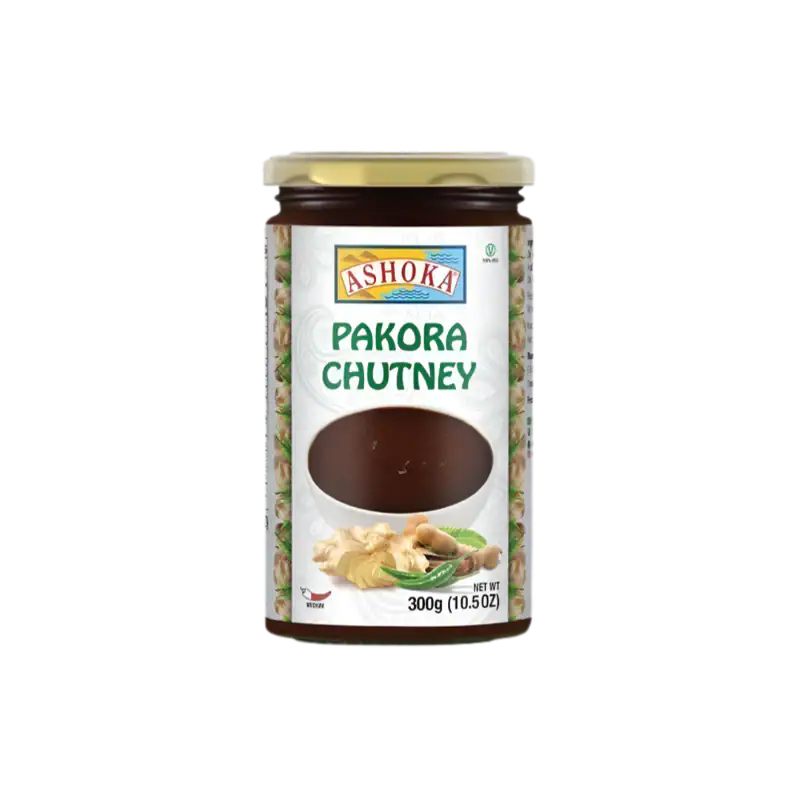 Asiatischer Pakora Chutney im Glas, authentisch und lecker.